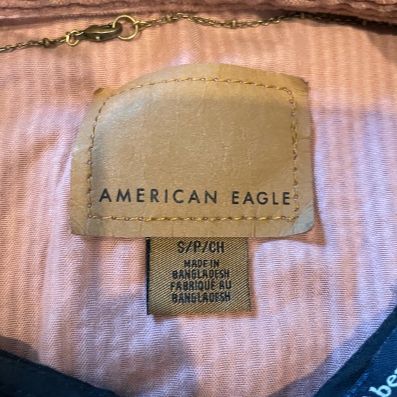 American Eagle dusty rose pink corduroy lightweight jacket - Picture 6 of 6